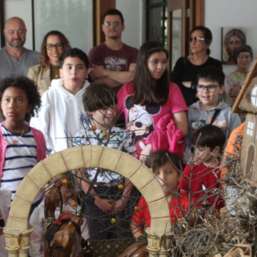 Visita crianças Paróquia Santa Margarida Maria