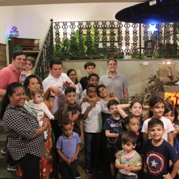 Visita crianças Paróquia São Francisco Diocese Campo Limpo